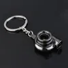 7 färger Auto Metal Turbine Keychain Car Turbo Charger Blowing Machine Rings Pendants Fashion Jewelry9314982