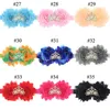 38 Colors Baby Headbands Flowers Shabby Elastic hairbands Girls Kids Rhinestone Tiara Hairband Children Hair Accessories Headdress KHA108