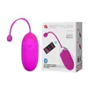 Bluetooth USB -laddningsbar trådlös app fjärrkontroll Jump Egg Vibrators Silikon Vibrerande äggvibrator Sexleksaker för Woman1284238