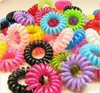 Telephone Cord Rubber Hair Ties Home Outdoor Elastic Ponytail Holders Hair Ring Scrunchies For Girl Rubbers Band Tie TY960 Support Logo Customized