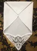 Strona główna Tekstylia Zestaw 12 Hiszpania Wedding Bridal Chusteczce 12 "X12" Biała Bawełna Haftowane Koronki Crochet Hankies Wedding Hanky