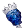 Glazen schedelkom 14mm 19mm Big Size Skull Style Roken Accessoires met Crown Bong Bowls Rook Accessoire voor Glass Bong