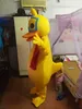 Högkvalitativ gulglasögon Duck Mascot Kostym Fancy Carnival Costume Gratis frakt