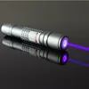 新しい高出力1000m 405nm強力な紫色の青紫色のレーザーポインターSOS Lazer懐中電灯狩猟教育、送料無料