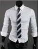 2016 VSKA new spring business shirts wild solid color Slim casual men pointed collar long-sleeved shirt