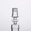 ENAIL Electric Diamond Knot Quartz Domeless Nail med 101419mm Malefemale Joint och 155mm Bowl Dia Polished Joint9419369