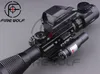 2017 Nowy zakres karabinu 412x50EG z holograficznym 4 siatką czerwoną laserową kombinację Airsoft Sight Hunting55552742