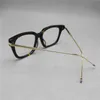 高品質のTB 701EデザイナーブランドThom Women Eyewear Men Glasses Retro Style Eyeglassesオリジナルボックスルネット202F付き光学フレーム