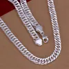 Groothandel - laagste prijs kerstcadeau 925 Sterling zilveren mode ketting + oorbellen Set QS094