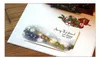 3D Handmade Christmas Tree Bell Print Cards Creative Pop Up Paper Greeting Card Postcards Festive Party Supplies