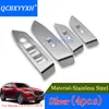 QCBXYYXH 4pcs Decorazioni Interne Adesivi ABS Car Styling Per Mazda CX-5 2017 2018 Auto Porta Finestra Ascensore Interruttore Pannello Paillettes