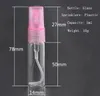 Prix usine 5ml Mini Verre Incroyable Rechargeable Vide Parfum Tube Atomiseur Pompe Bouteilles Bouteille Vaporisateur Pulvérisateur