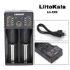 18650 Batteriladdare Liitokala Universal Dual Double Slot Laddare USB-laddare USB-laddning för uppladdningsbart Li-ion Batteri 18350 18490