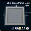 LED szklany panel światła Wnęka Downlight 6W 12W 18W Kwadratowa pokrywa Oświetlenie handlowe AC85-265V 3 lata gwarancji