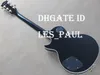 Custom 1957 Black Beauty Jimmy Page Signature Guitare Électrique ébène Touche frette Reliure Bigs Tremolo Bridge Or Matériel 3 Micros