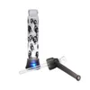 Tragbare Glaswasserpfeifen Glasbongs Toppuff Travel Shisha Shisha Rauchen Glaspfeife mit LED-Licht