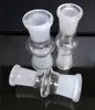 18/18 MM 14/14MM Male Strainght Joint Glass Adapter Clear Glass Dome Adapter Glass Converter 18.8mm 14.5mm Glass Water Pipe