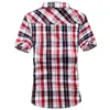 الجملة-الرجال منقوشة قميص 2016 الصيف النموذجي الساخن بيع قصيرة الأكمام قمصان الشاطئ خمر تنفس 3 ألوان حجم القميص الآسيوية MCS523