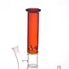 실제 이미지 봉 유리 물 파이프 높이 14cm 14.4mm 공동 유리 봉 더블 허니 콤 여과기 RIg 유리 Hookahs