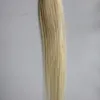 6a platinum blonde straight hair brazilian skin weft Hair 20 pieces blonde tape human hair 30g 40g 50g 60g 70g