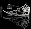 Bridal Tiaras With Rhinestones Wedding Jewelry Girls Headpieces Birthday Party Performance Pageant Crystal Crowns Wedding Accessories #BW-T006