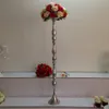 Partihandel Bröllop Blomma Bollhållare Bröllop Road Bly Wedding Centerpiece Metal Stand High Tall T Steg dekor (120 cm)