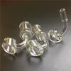 4mm tjock kvarts banger 14mm 18mm manlig kvinna 45 grader 90 grader känslig naglar för oljeplattor glas bongs