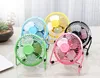 USB Electric 4 "Metal Head Fan 360 Rotate Metel Mute Radiator Fläktar Mini Portable Cooler Cooling Desktop Power PC Laptop Desk Fan 2022