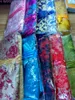 かわいい花の絹のブロコードジュエリーロール旅行ケースの女性巾着化粧袋ビッグ高級化粧品収納バッグポーチ30pcs /ロット