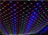 Blu 200 LED 2m * 3m Luce netta Net Mesh Fairy Lights Scintillio Illuminazione Natale Matrimonio