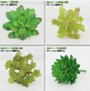 Simulação Suculentas Flores Artificiais Ornamentos Mini Green Artificial Suculentas Plantas Decoração de Jardim