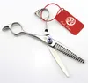 553# 6.0'' Brand Purple Dragon Hairdressing Scissors JP 440C Barber's 18 Teeth 45% Thinning Rate Thinning Scissors Hair Shears