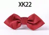 Flèche noeuds papillon 11.5 * 6cm solide bowknot 25 couleurs Cravate pour hommes Cravate professionnelle pour la fête des pères Cravate Cadeau de Noël TNT gratuit FedEx