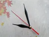 Partihandel 50PCS Black Metal Clock Arrows för mekanism med röd andrahand DIY reparationssatser