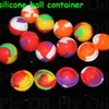 boxes 100Pcs Lot Silicone Ball Container Nonsolid Pure Color Non-stick For Wax Bho Oil Vaporizer Silicon Jars Dab