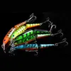 Nya crankbait crankbait fiske betar lockar minnow krokar 3d ögon fisk lockar upp väska förpackning 9,6 g