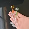 Casserole en verre à tête de champignon colorée