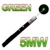 Penna puntatore laser Penna laser a luce verde 5mW 532nm Fascio per montaggio SOS Caccia notturna Insegnamento Regalo di Natale Pacchetto Opp Commerci all'ingrosso 50 pz / lotto