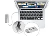 mini 4PORT HUB multiple micro usb hub usb splitter usb2.0 multi port aluminum