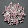 Алмазные брошь хрустальные цветы Bauhinia Brooches Pins Boutonniere Stick Corsages Scharf Clips Свадебные броши модные украшения воля и песчаный