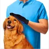 PET HAIR GLOVE COMP PET Dog Cat Grooming Glove Deshedding Relip Left Hand Hair Removal Brush تعزيز الدورة الدموية 5559046