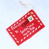 Busta natalizia rossa Biglietti d'auguri natalizi Borsa di caramelle Regali di Natale perfetti per gli amici Forniture natalizie WA1018