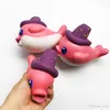 DHL Squishy Toy plage dent renard Slow Rising squishies 10cm 11cm 12cm 15cm Soft Squeeze Cute Cell Phone Strap cadeau Stress enfants jouets