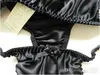 Partihandel 6 stycken Ren 100% Silk Kvinnors String Bikini Panties Underkläder Storlek: S M L XL XXL (W26 "-41")