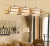 Moderne OAK led suspension lustres en verre en bois luminaire 1/3 têtes éclairage à la maison pour la décoration de salon