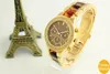 Famous M brand female fashion wrist watch stainless steel women gold quartz Japan move gift wacthes300M