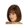 WoodFestival short brown wig synthetic curly wigs with bangs fiber hair bob wig women good quality3717326