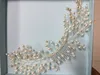 Romantic Ivory Pearl Bridal Hair Comb Wedding Hair Accessories Bridal Hair Vine Tiaras Bohemian Pearl Head piece