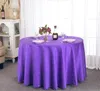 Tafel Doekronde Tafel Cover voor banket Wedding Party Decoratietafels Satijnen stof Tafel Kleding Tabelbekleding Huistextiel