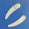 Whole 200pcs New Mini Cosmetic Spatula Scoop Disposable Mask White Plastic Spoon Makeup Maquillage Tools ship6454837